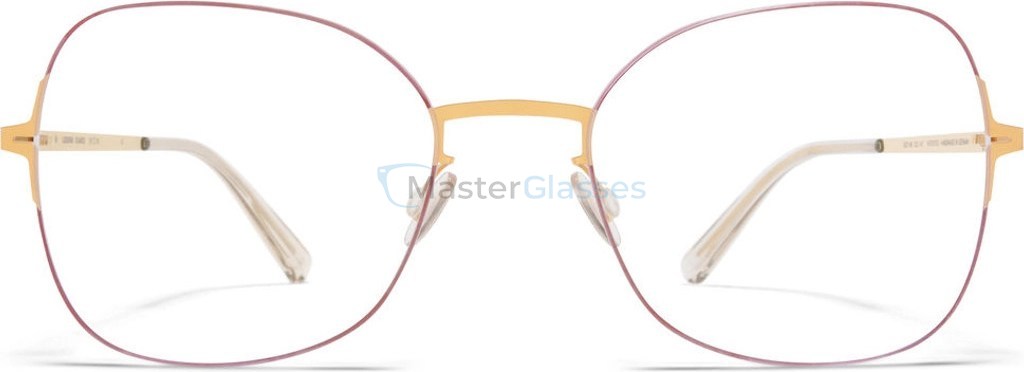  MYKITA KUMIKO 147,  GOLD/CORALRED, CLEAR