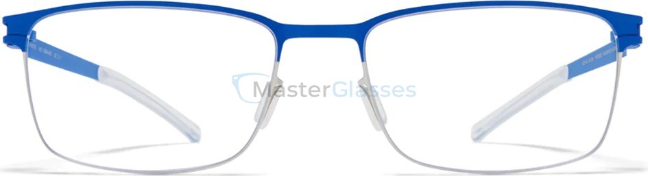  MYKITA GERHARD 395,  SHINY SILVER/YALE BLUE, CLEAR