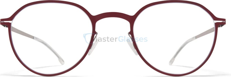  MYKITA GUNNARSON 513,  CRANBERRY/SHINY GRAPHITE (OUTSIDE/INSIDE), CLEAR