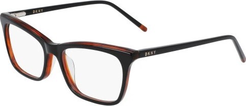  DKNY DK5046 1,  BLACK / HONEY TORTOISE, CLEAR