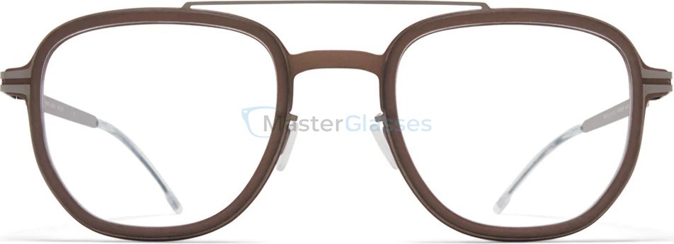  MYKITA ALDER 353,  MH24 SHINY GRAPHITE/TAUPE, CLEAR