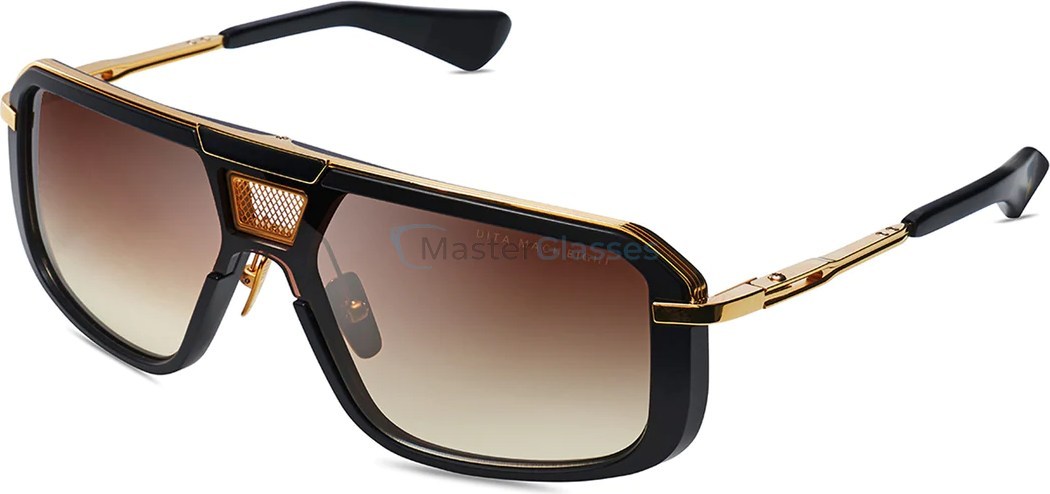   DITA MACH-EIGHT DTS400-A-01, : MATTE BLACK - YELLOW GOLD, BROWN TO CLEAR