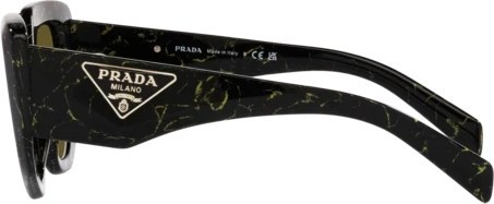   Prada PR 14ZS 19D01T Black/yellow Marble