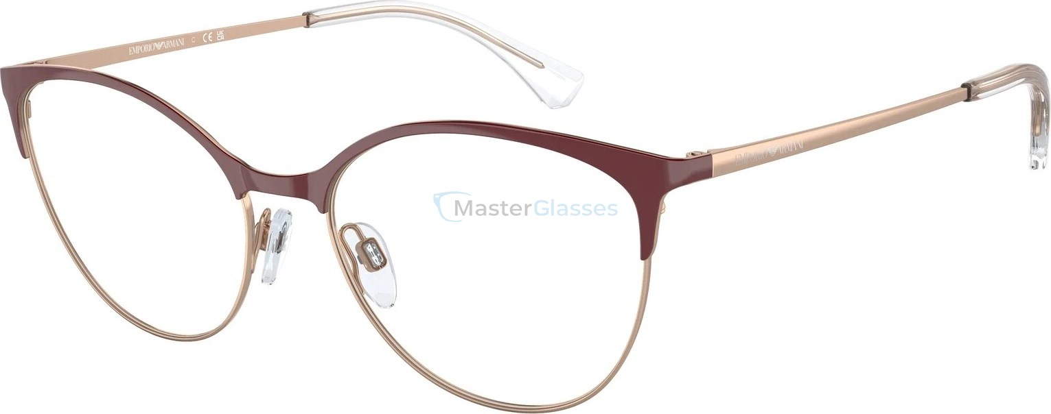  Emporio Armani EA1087 3345 Shiny Red/rose Gold