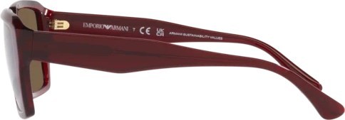   Emporio Armani EA4186 507573 Shiny Transparent Red