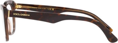  Dolce & Gabbana DG3360 3256 Havana/transparent Brown