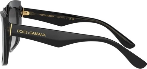   Dolce & Gabbana DG4414 501/8G Black On Transparent Black