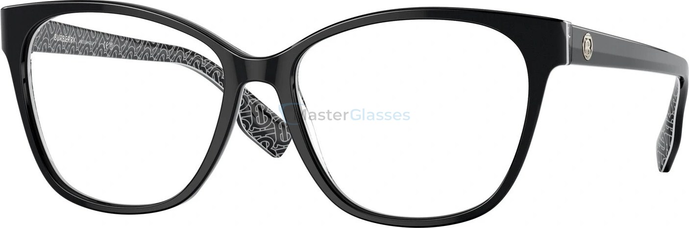  Burberry Caroline BE2345 3977 Black/print Tb/crystal