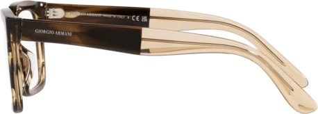 Giorgio Armani AR7230U 5958 Shiny Striped Brown