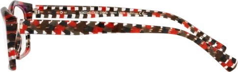  Alain Mikli Erwan A03127 004 Damier Black Red/fuxia