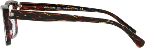  Alain Mikli Bastie& A03130 002 Black Rhombus Havana Red Blue