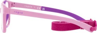   Vogue junior clear VY2016 3027 Full Pink On Violet Rubber