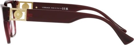  Versace VE3329B 5385 Transparent Parade Red