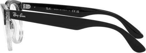  Ray-Ban Iris RX4471V 8193 Black On Transparent