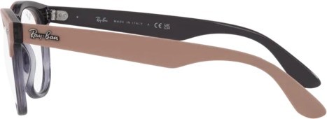  Ray-Ban Iris RX4471V 8195 Beige On Transparent Dark Blue