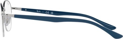  Ray-Ban RX6487 3145 Blue Vallarta On Silver