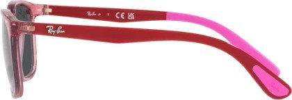   Ray-Ban RJ9076S 712587 Transp Pink On Rubber Pink