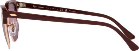   Ray-Ban Clubmaster RB3016 1365G9 Bordeaux On Rose Gold