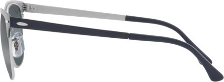   Ray-Ban Clubmaster Metal RB3716 9254G6 Silver On Blue