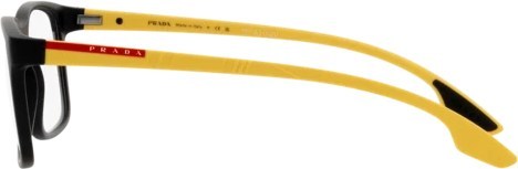  Prada Linea Rossa Lifestyle PS 01LV 08W1O1 Black Rubber
