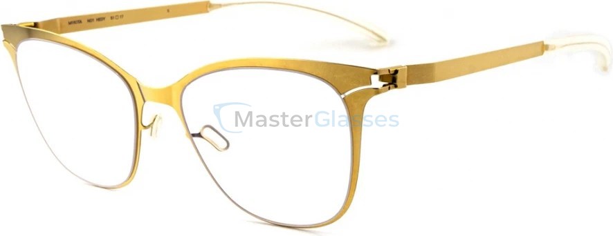  MYKITA HEDY 13,  GLOSSYGOLD, CLEAR