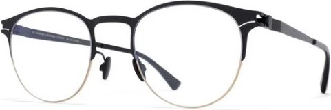  MYKITA JUDE 56,  GOLD/BLACK, CLEAR