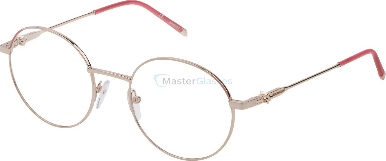 ZADIG VOLTAIRE VZV215 0594,  SHINY LIGHT GOLD, CLEAR