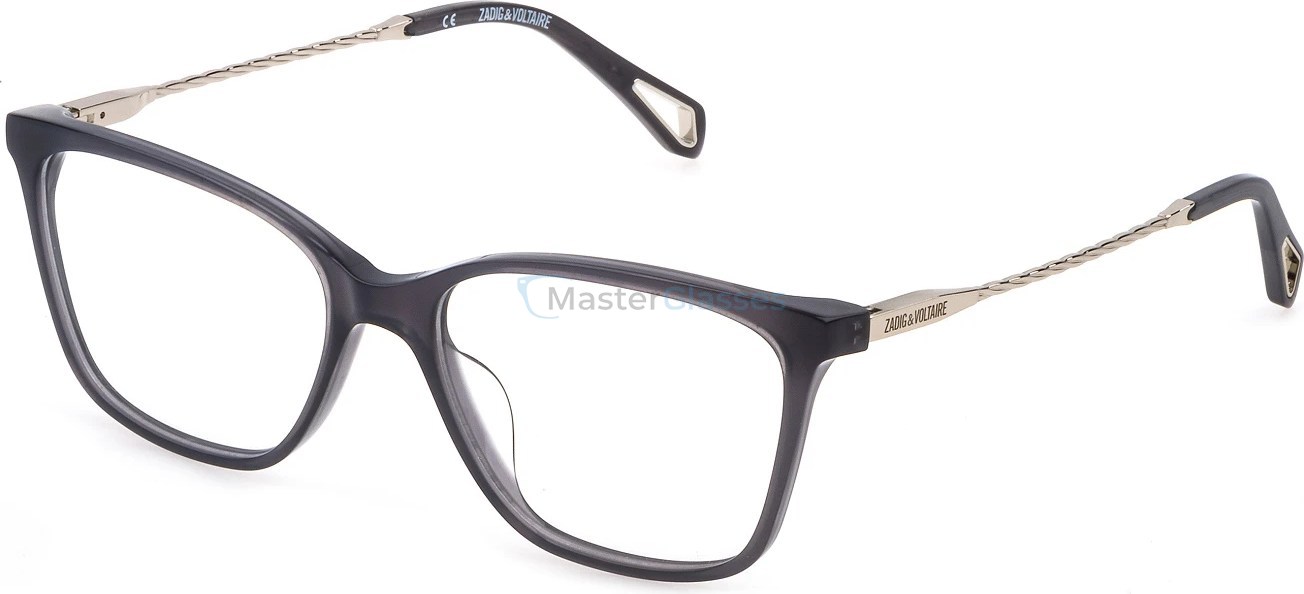  ZADIG VOLTAIRE VZV289 09L3,  SHINY OPAL GREY, CLEAR