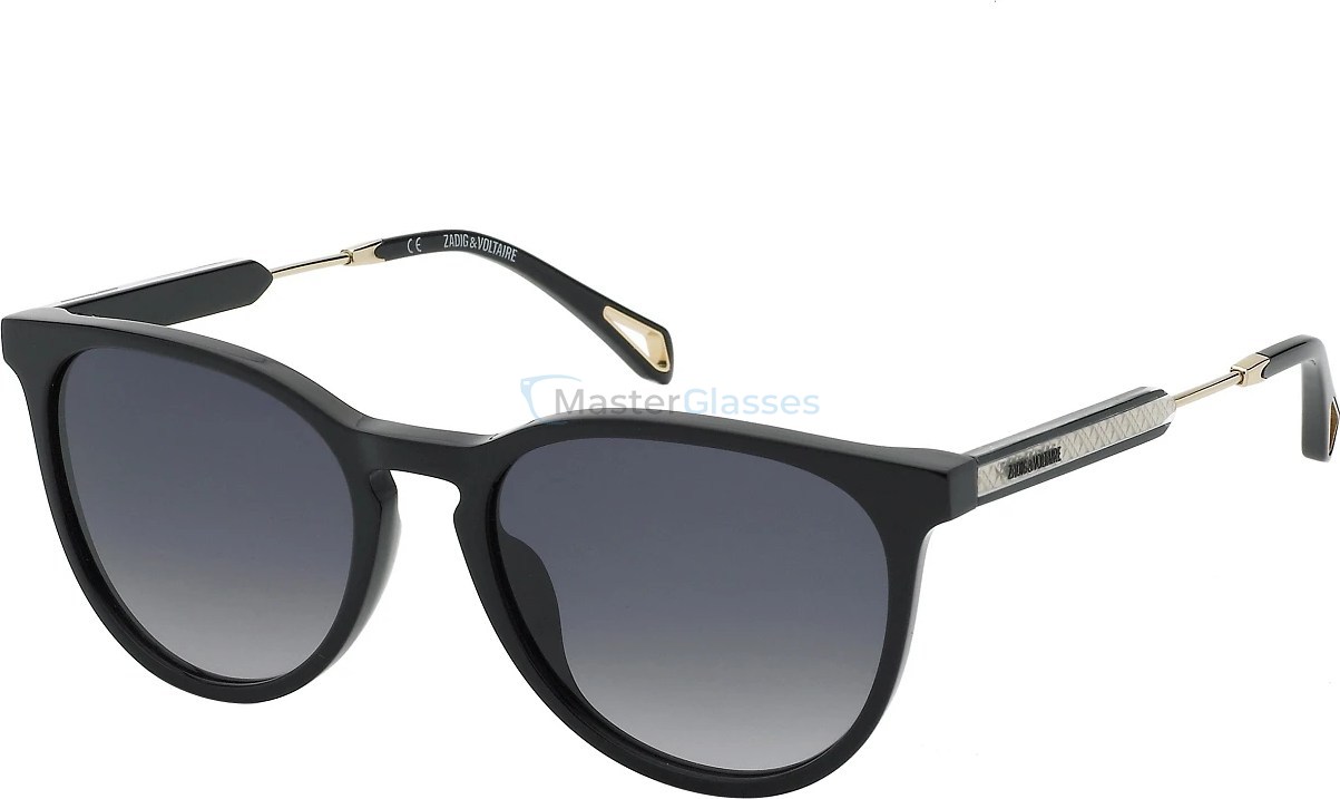   ZADIG VOLTAIRE SZV334 0700,  SHINY BLACK, SMOKE GRADIENT