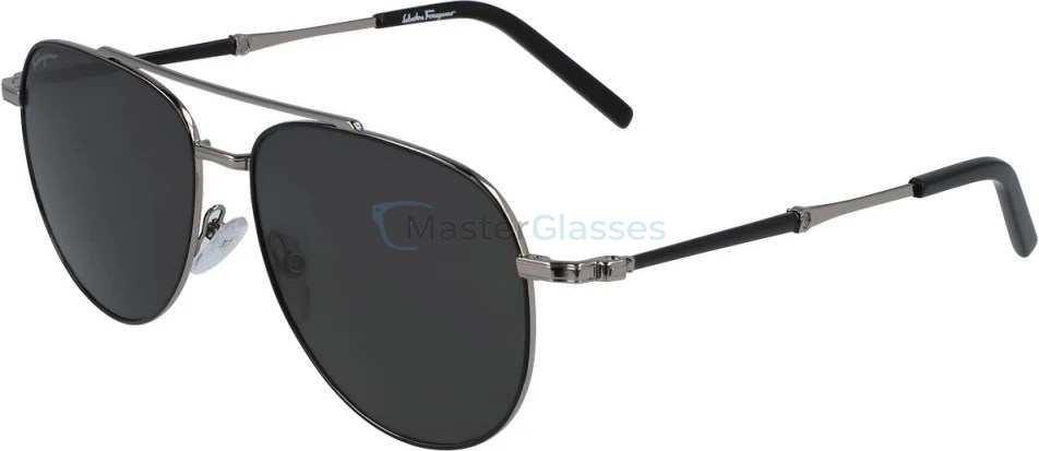   Salvatore FERRAGAMO SF226SP 086,  BLACK/LIGHT RUTHENIUM, BLACK