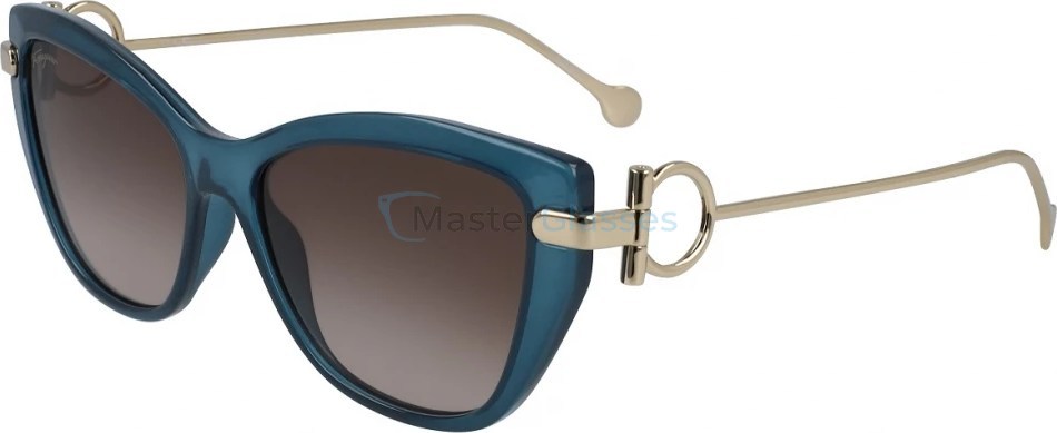   Salvatore FERRAGAMO SF928S 414,  BLUE NAVY, BROWN