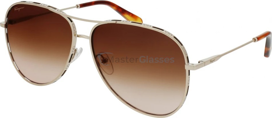   Salvatore FERRAGAMO SF268S 795,  ROSE GOLD/TORTOISE, BROWN