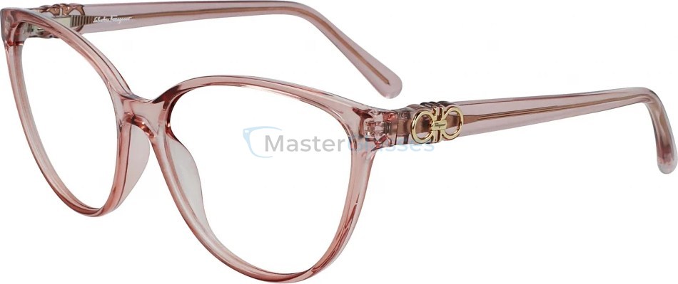  Salvatore FERRAGAMO SF2901 610,  CRYSTAL ROSE, CLEAR