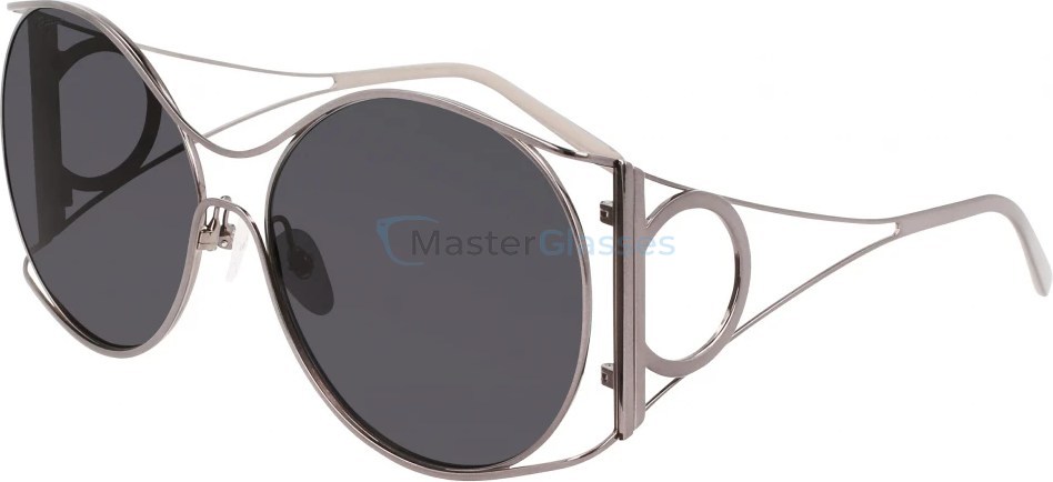   Salvatore FERRAGAMO SF290S 021,  DARK RUTENIUM, GREY