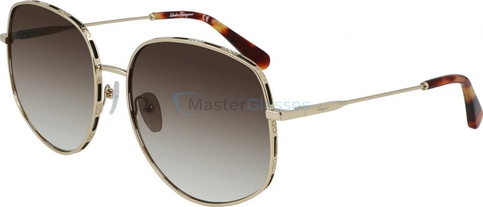   Salvatore FERRAGAMO SF277S 735,  GOLD/RED TORTOISE, GREY