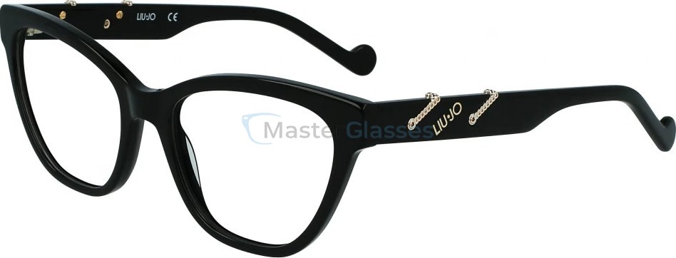  LIU JO LJ2748 001,  BLACK, CLEAR