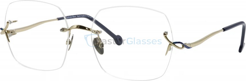 NATHALIE BLANC CATHERINE PC 298,  WHITE GOLD / NAVY BLUE, CLEAR