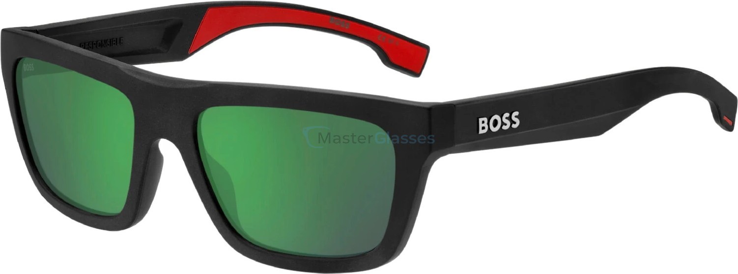   HUGO BOSS 1450/S BLX Matte Black Red