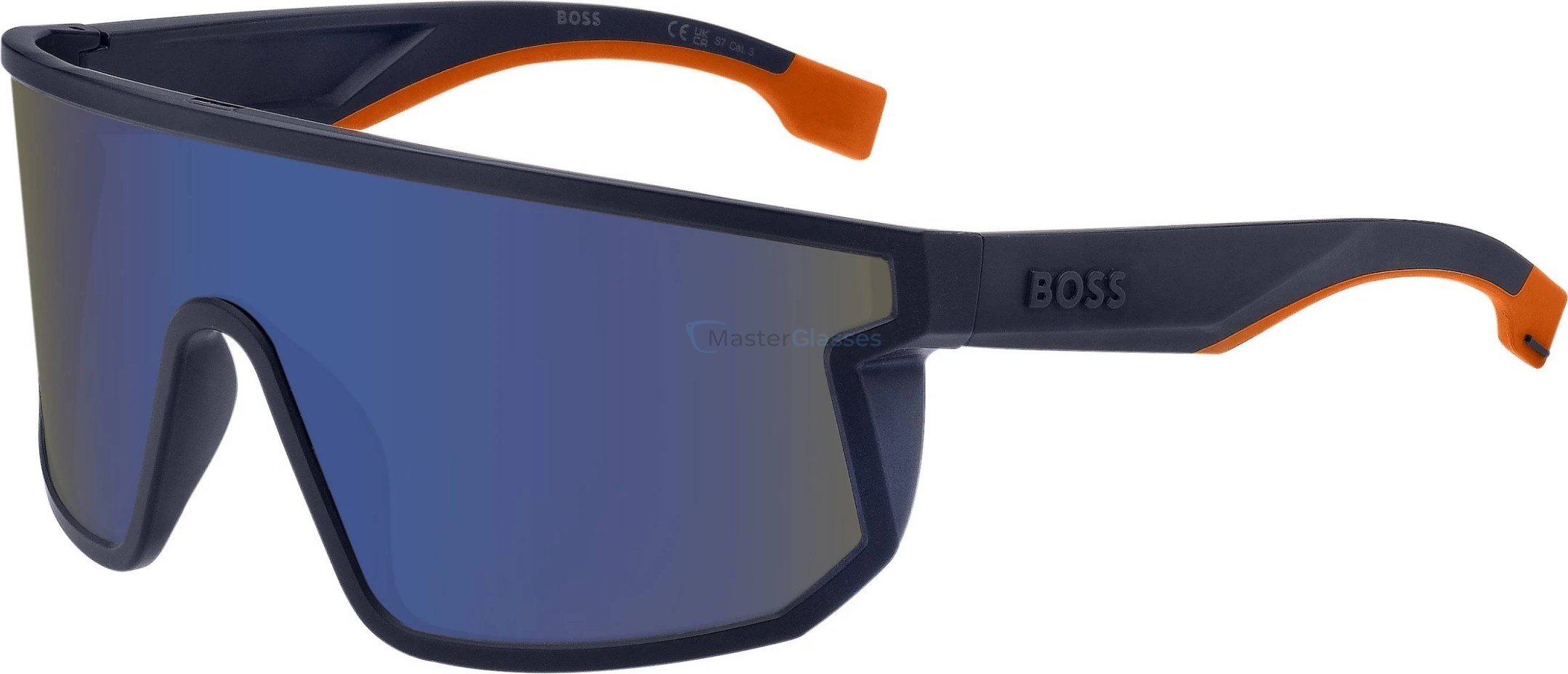   HUGO BOSS 1499/S LOX Matt Blue Orange