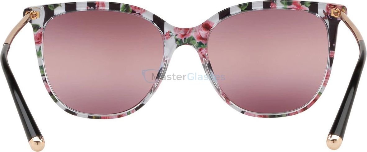 Солнцезащитные очки Dolce & Gabbana DG4333 3173W9 Top Black On Print Rose/stripe