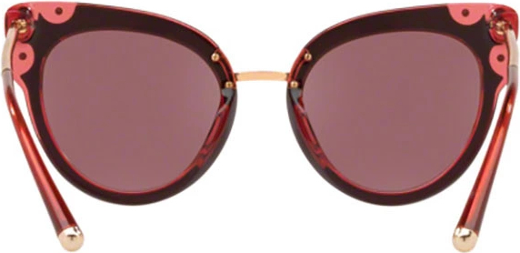 Солнцезащитные очки Dolce & Gabbana DG4340 3190D0 Top Bordx On Dark Pink Transp