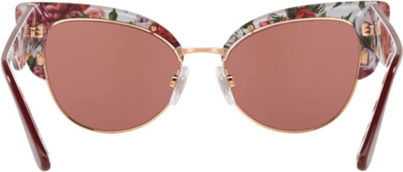 Солнцезащитные очки Dolce & Gabbana DG4346 3202D0 Bordeaux On Rose And Peony