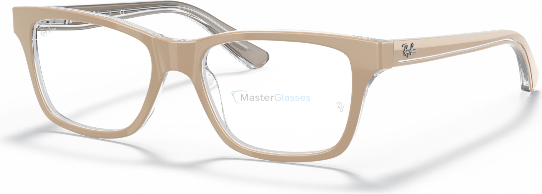  Ray-Ban RY1536 3851 Beige On Trasparent