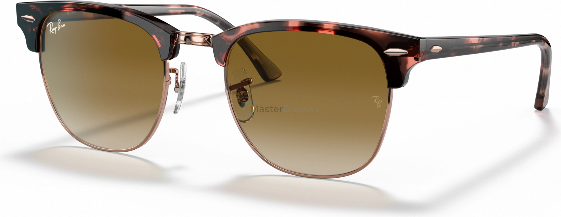   Ray-Ban Clubmaster RB3016 133751 Pink Havana