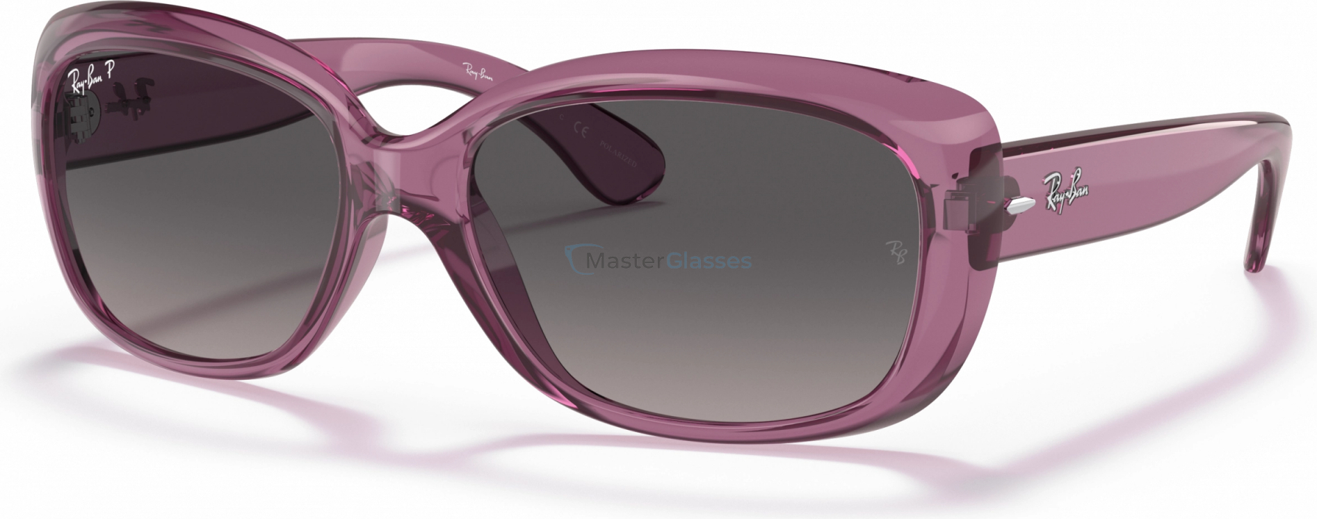   Ray-Ban Jackie Ohh RB4101 6591M3 Transparent Violet