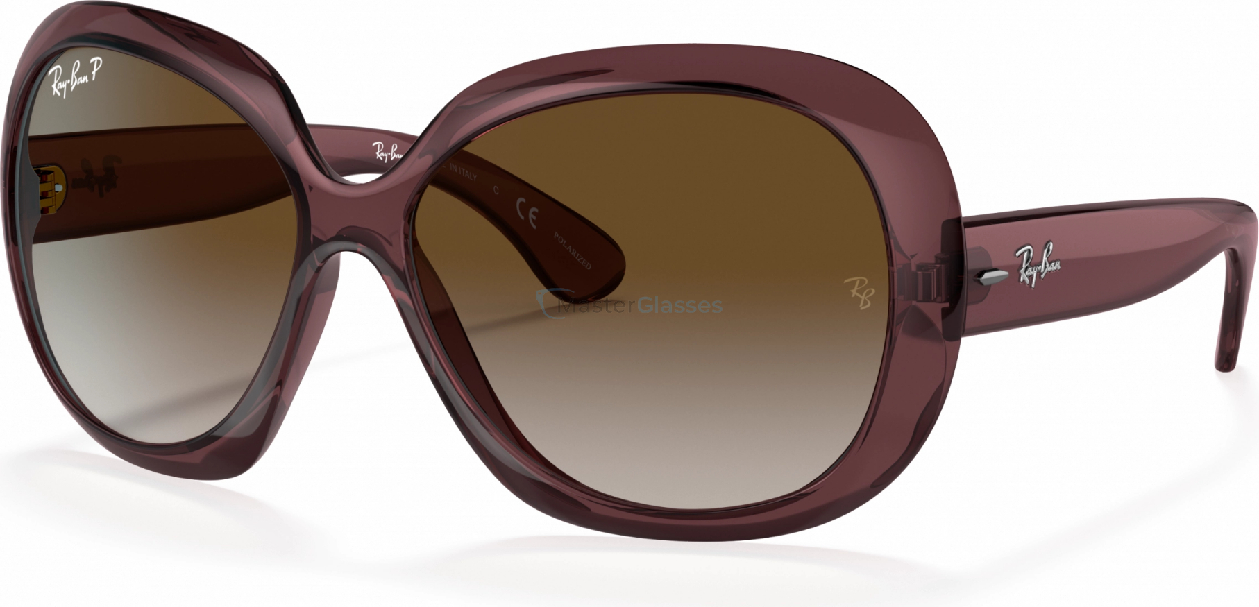   Ray-Ban Jackie Ohh Ii RB4098 6593T5 Transparent Dark Brown