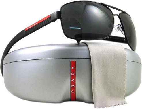   Prada Linea Rossa PS 54IS 1BO1A1 Matte Black+black Rubb.