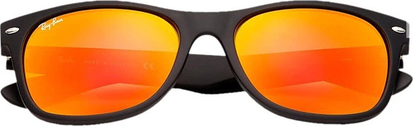   Ray-Ban New Wayfarer RB2132 622/69 Rubber Black