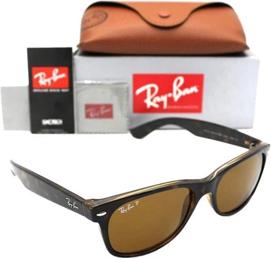   Ray-Ban New Wayfarer RB2132 902/57 Polarized