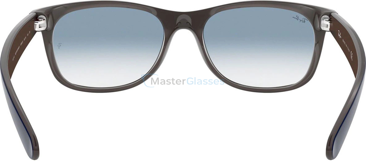 �������������� ���� Ray-Ban New Wayfarer RB2132 63083F Matte Blue On Opal Brown